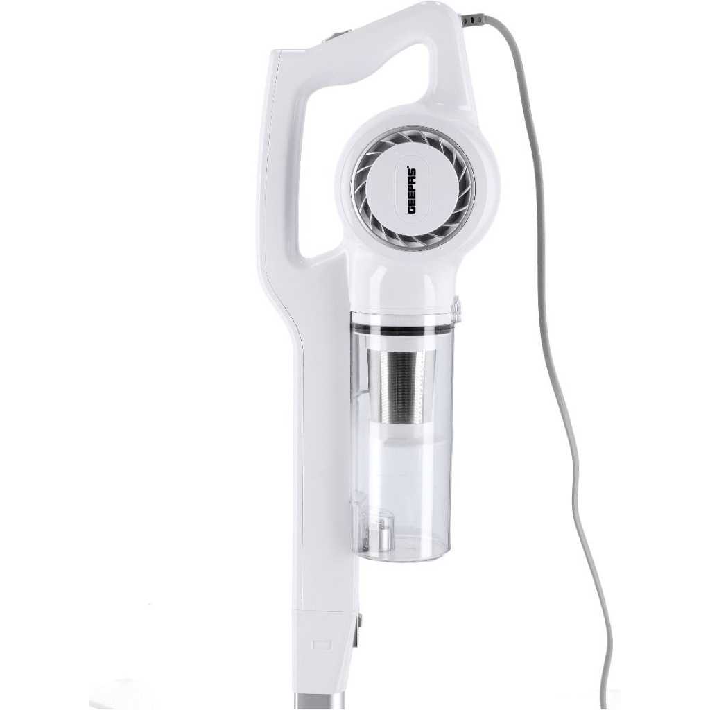 Geepas GVC2596 Stick & Handheld Vacuum Cleaner | Hepa Filter | 0.9L Dust Bag