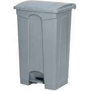 Outdoor 50L Plastic Step-On Trash Bin