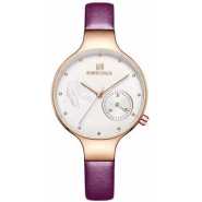 Naviforce Ladies' Luxury Analog Wrist Watch - Gold, Purple