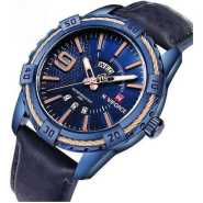 Naviforce Dual And Analog Wrist Watch For Men - Navy Blue