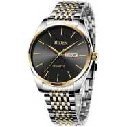 Biden Dated And Analog Mens Stylish Watch - Silver