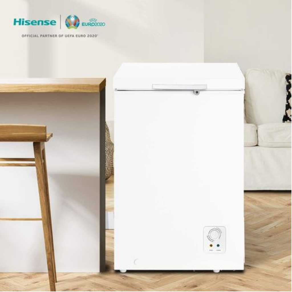 Hisense 130 - Litres Gross Chest Freezer FC13DT4ST - Grey