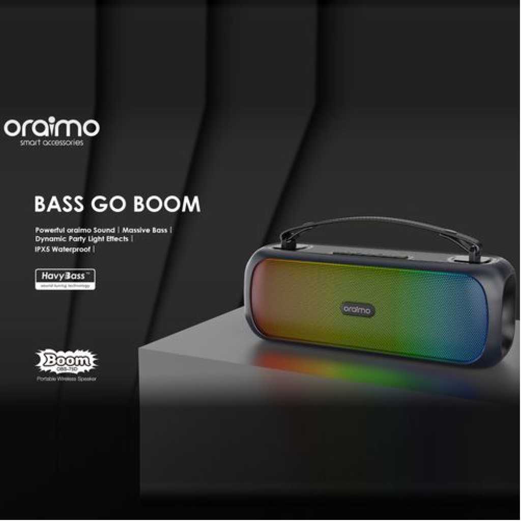 Oraimo Boom Powerful Sound Portable Wireless Speaker OBS-75D