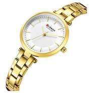 Curren Women’s Analog Luxury Watch – Gold Women's Watches TilyExpress