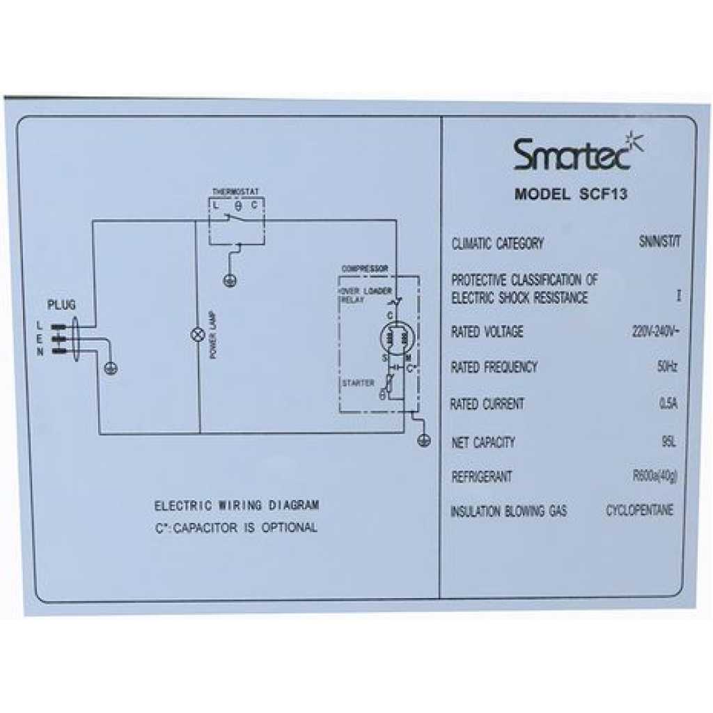 Smartec 130L Deep Freezer SFC13 – Gray Chest Freezers TilyExpress 6