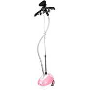 Sonashi Garment Steamer [Pink] SGS-321 - Tank Garment Steamer w/Anti-Slip Foot Wheel, Extendable Aluminum Supporting Pole & Hanger, 1.3 L Water Tank | Home Appliances