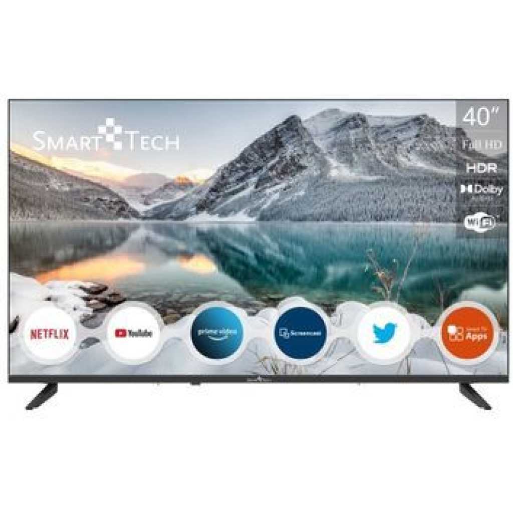 Smartec 40” Inch Full HD LED Digital Satelite Frameless TV – Black Digital TVs TilyExpress 2