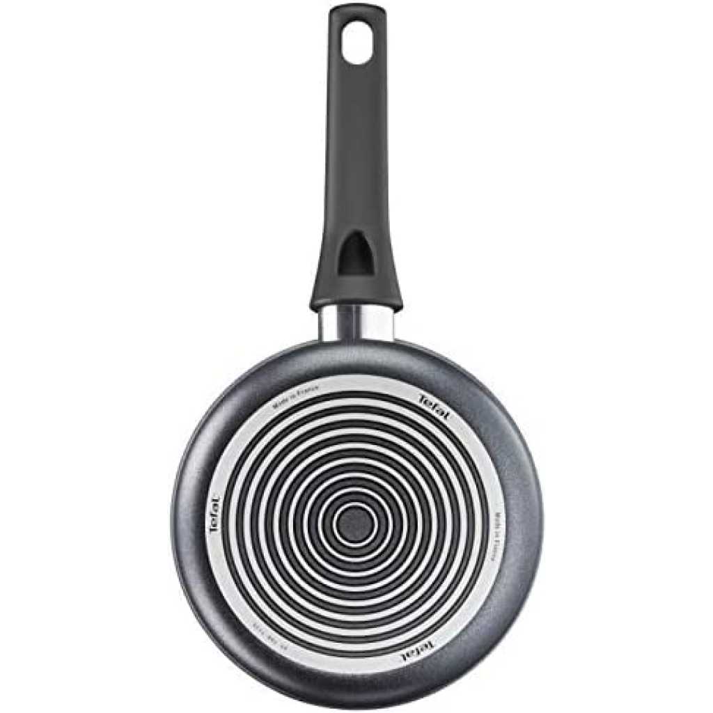 Tefal C3673002 Elégance Saucepan, Aluminium, Black, 20 cm, Made in France