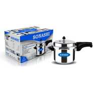 SONASHI 5L Pressure Cooker SPC-150 – Heavy-Base Aluminium Pressure Cooker with Whistling Weight Valve, Extra Strong Lugs, Mirror Polish | Home Appliances Pressure Cookers TilyExpress