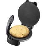 Sonashi Non-Stick Roti Maker SRM-858 - Tortilla Maker w/ 10” Non-Stick Coating Plate, Adjustable Temperature Control Knob, Power On/Off Indicator | Kitchen Appliances