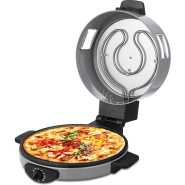 SONASHI 2-in-1 Arabic Bread & Pizza Maker SABM-863 – Stainless Steel Tube, On/Off Switch, Non-Stick Coating, Thermostat Control | 220-240 V ~ 50/60 Hz, 1800 W | Specialty Kitchen Appliances