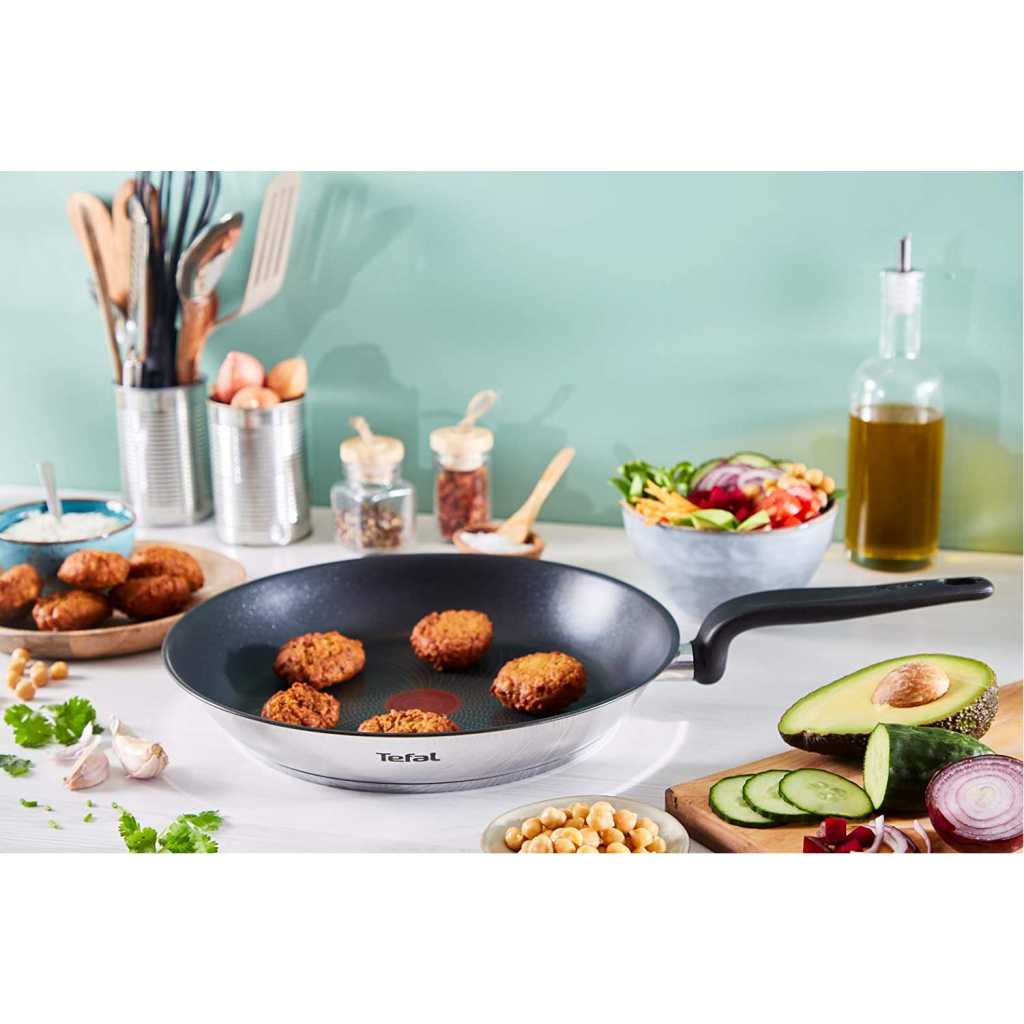 Tefal Primary 30CM Non-stick Frying Pan E3090704 – Stainless Steel (Gas, Electric & Induction)