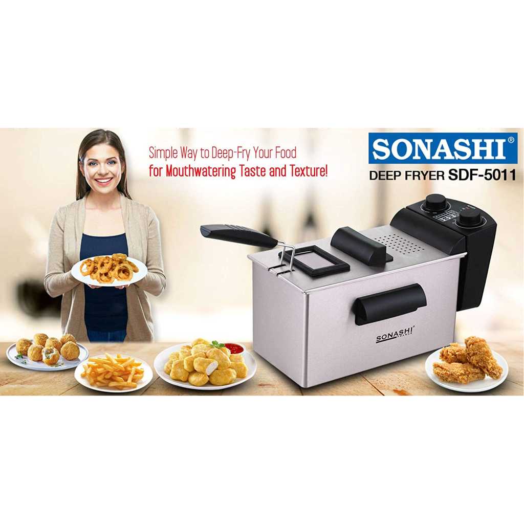 Sonashi 3 Liters Deep Fryer - SDF-5011