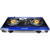 Sonashi SGB-202GN Double Gas Stove Stainless Steel Panel, Cast Iron Burner Head, Plastic Knob, LPG | Gas Stove | Home Appliances