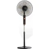 SONASHI SF-8025S Stand Fan – [White] 16 in. Pedestal Fan with 3 Speed Switch, 5 Transparent Blade Leaf, Korean Guard Ring, Low Noise Operation | Perfect Home Décor Appliance