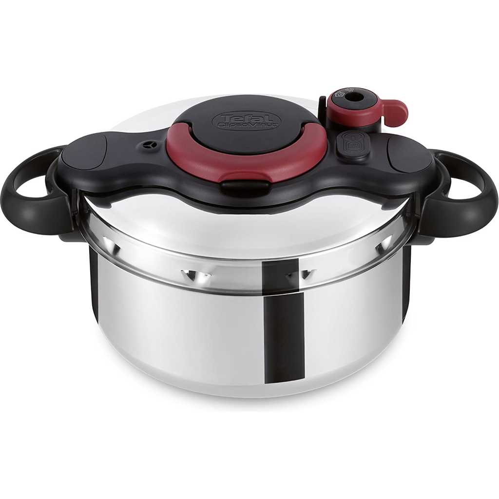 Tefal P4620768 Clipso Minut Easy Pressure Cooker, Stainless Steel, 6 Litre