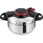 Tefal P4620768 Clipso Minut Easy Pressure Cooker, Stainless Steel, 6 Litre