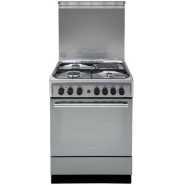 Ariston Cooker A6MSH2F(X) 60cm; 3 Gas, 1 Electric Hot Plate, Electric Oven, Timer, Electric Grill, Rotiserrie