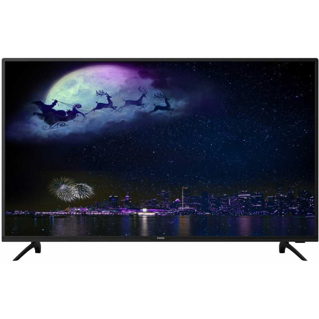 Chiq 55 - Inch 4K UHD Smart TV Android With Inbilt Free To Air Decoder - Black