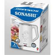 Sonashi 2 Litre Cordless Kettle SKT-2012 – White Electric Kettles TilyExpress