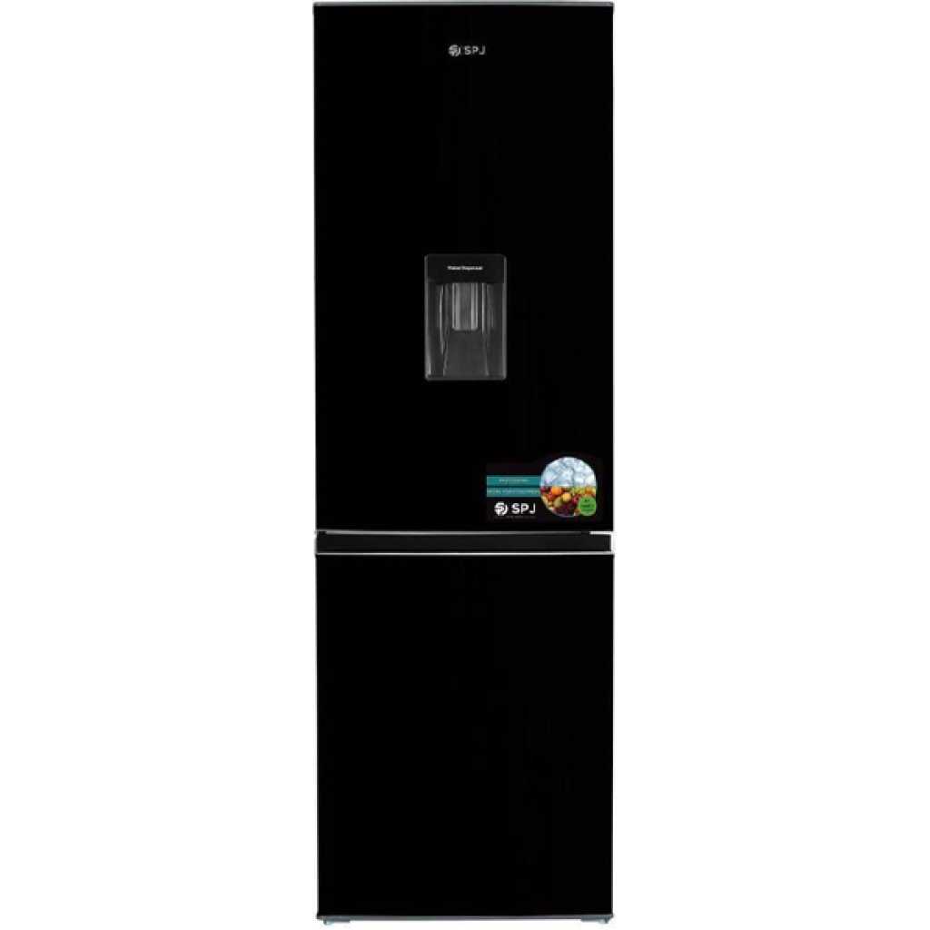 SPJ 429 Litres Double Door Refrigerator With Water Dispenser - Black