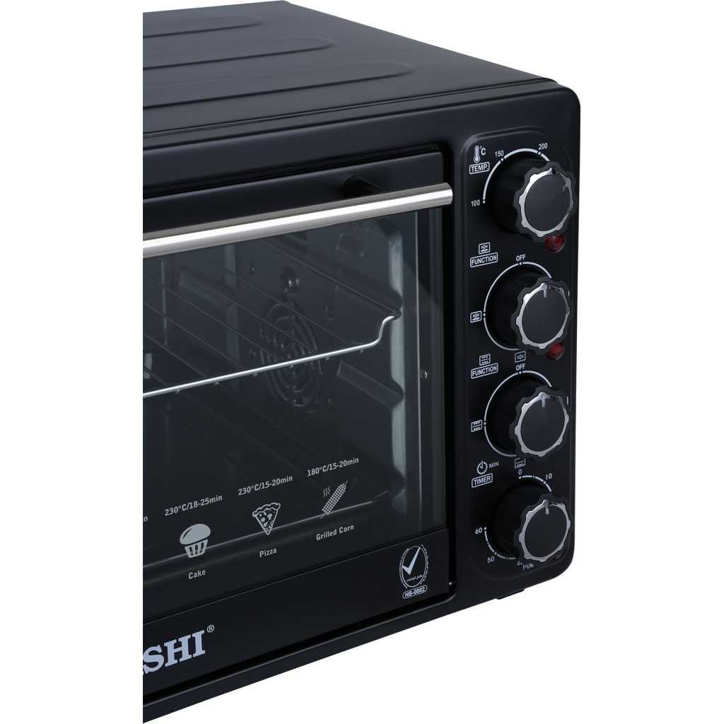 Sonashi STO-731 36 Liters Electric Oven w/Indicator Light, Inside Lamp, Cooking Accessories, Adjustable Temperature, Timer | Electric Oven | Home Appliances