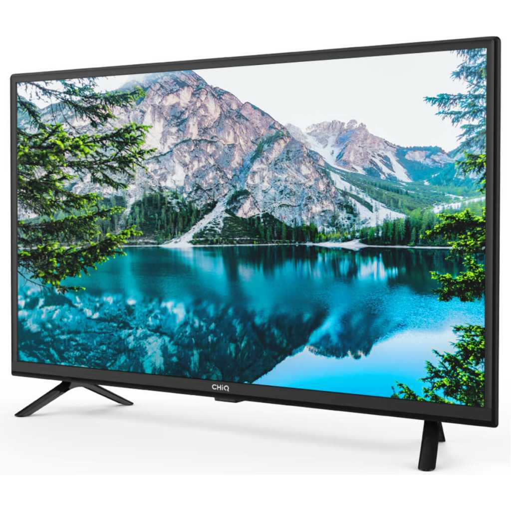 CHiQ 32-Inch Digital HD LED TV With In-built Decoder L32G5W (Frameless), USB Blue-Ray Decoder, Dolby Audio, Tuner (DVB-T/T2/C/S/S2), HDMI/USB/Ci/RF - Black