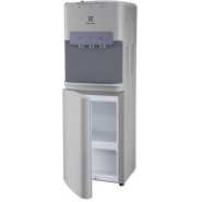 Electrolux Top Loading Water Dispenser, 3 Taps (Hot, Cold & Normal), UltimateHome 300 With Bottom Fridge And Cabinet EQACF1SXSG - Silver