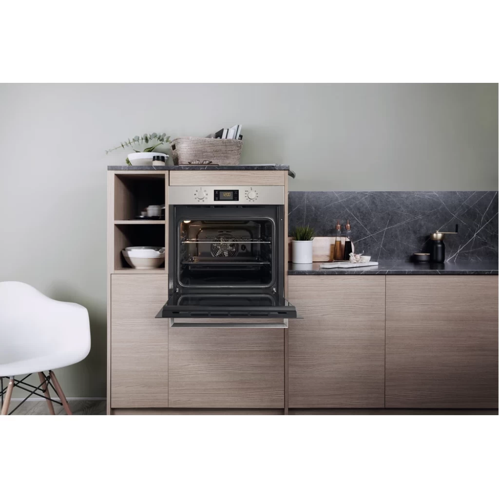 Ariston 71 – Litres Oven With Fan FA3 841 H IX A – 11 Progams, A Built-in Electric Oven With Self Cleaning Function, Stainless Steel – Italy Ariston Cookers, Ovens & Hoods TilyExpress 6