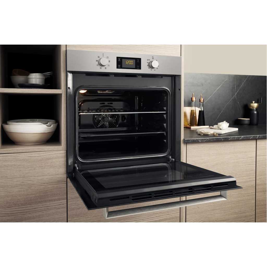 Ariston 66 – Litres Oven With Fan FA3 540 H IX A – 8 Progams, A Built-in Electric Oven With Self Cleaning Function, Stainless Steel – Italy Ariston Cookers, Ovens & Hoods TilyExpress 7
