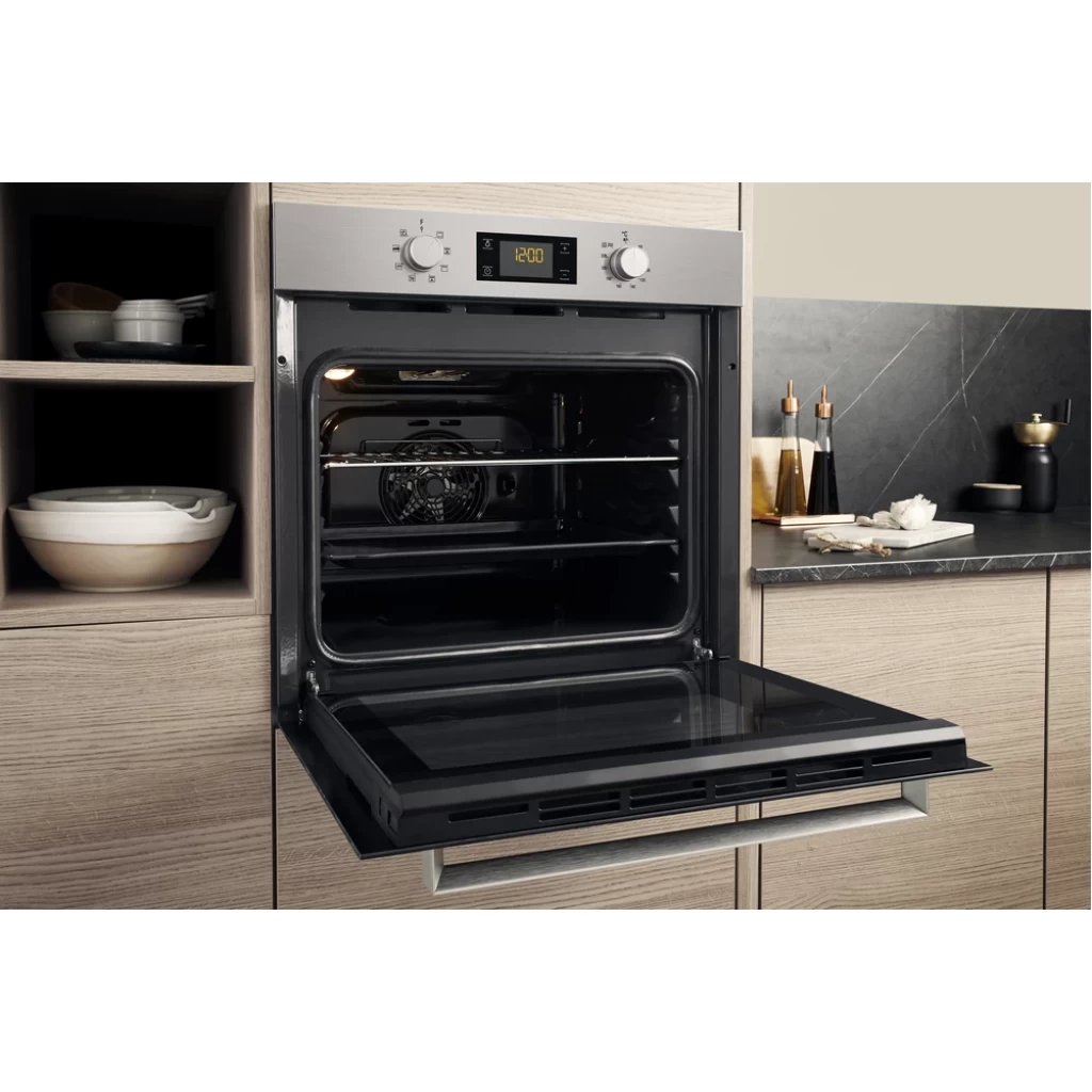 Ariston 71 – Litres Oven With Fan FA3 841 H IX A – 11 Progams, A Built-in Electric Oven With Self Cleaning Function, Stainless Steel – Italy Ariston Cookers, Ovens & Hoods TilyExpress 7