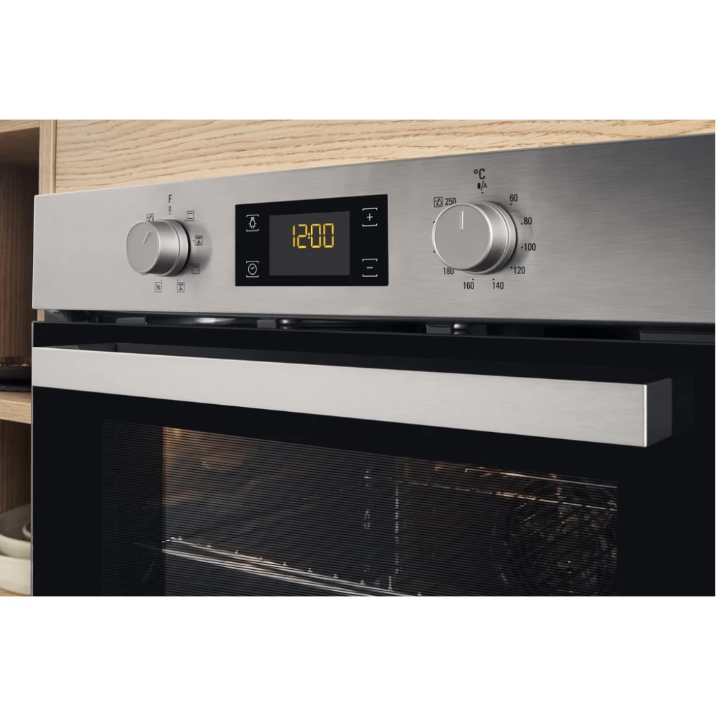 Ariston 71 – Litres Oven With Fan FA3 841 H IX A – 11 Progams, A Built-in Electric Oven With Self Cleaning Function, Stainless Steel – Italy Ariston Cookers, Ovens & Hoods TilyExpress 8