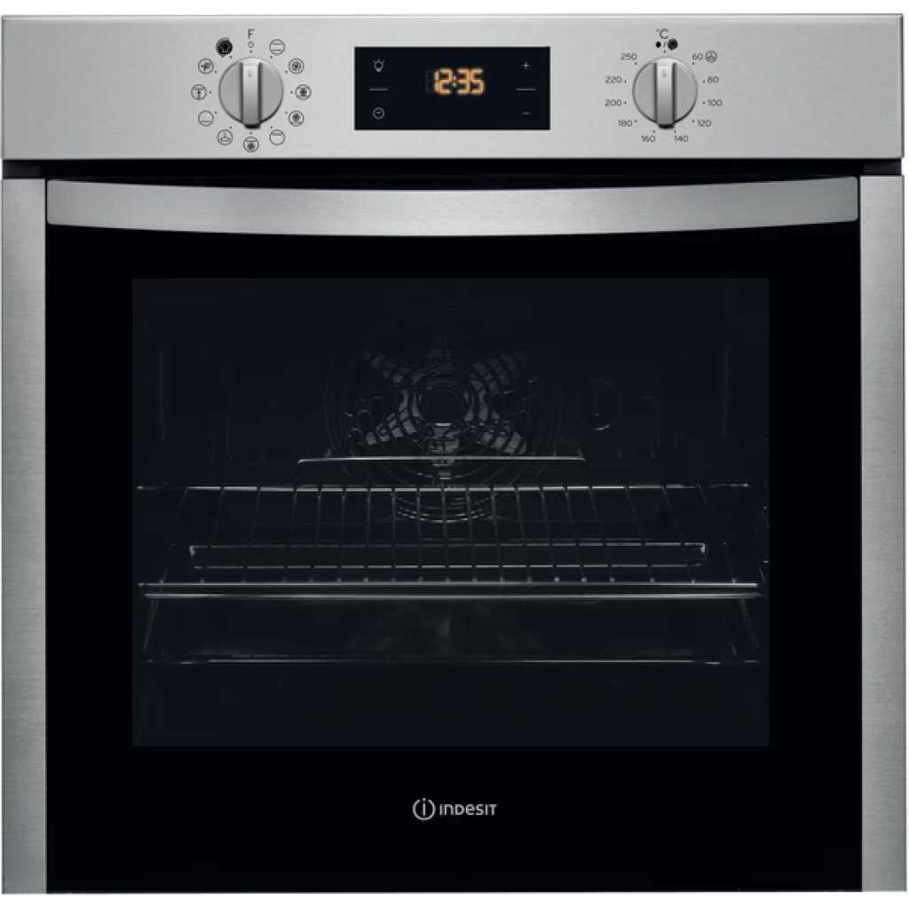 Indesit 71 - Litres Built-in Oven IFW 5844 C IX, 11 Cooking Programs, Oven Fan, Electric Oven- Inox