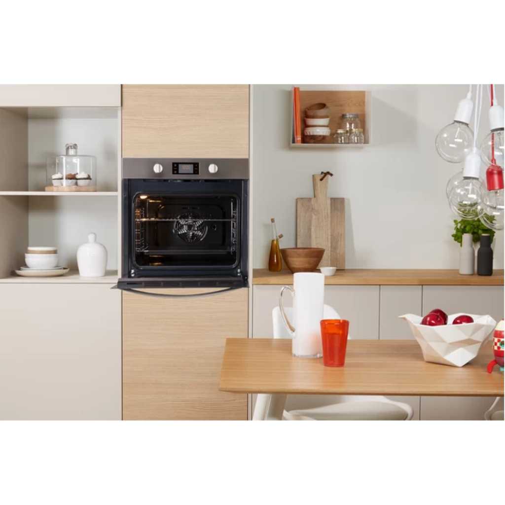 Indesit 71 - Litres Built-in Oven IFW 5844 C IX, 11 Cooking Programs, Oven Fan, Electric Oven- Inox