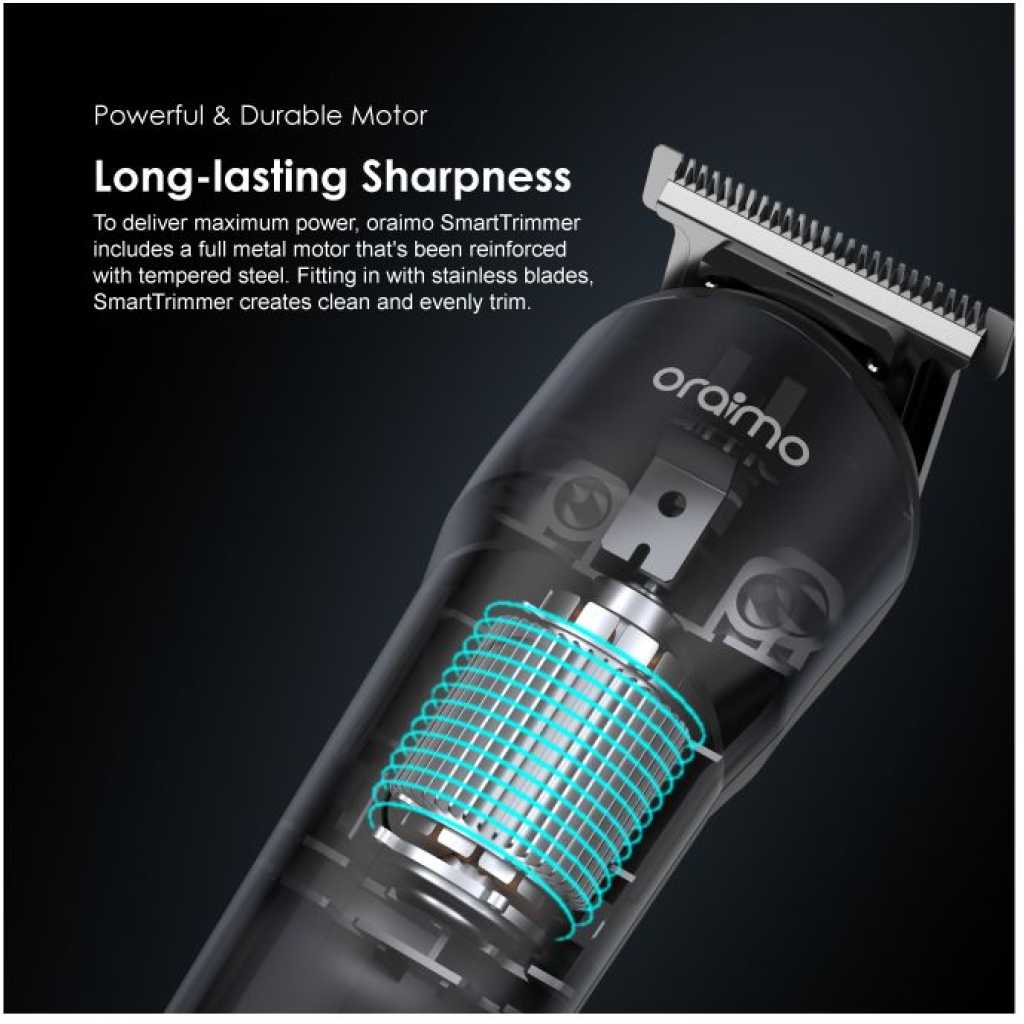 Oraimo SmartTrimmer Multi-functional Trimmer Hair Clipper With 4 Guided Combs OPC-TR10 Electric Shavers TilyExpress 4