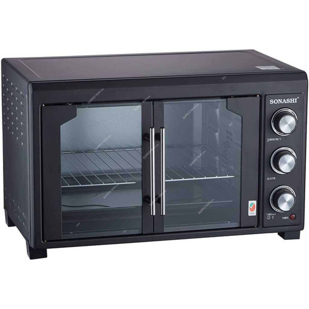 Sonashi French Electric Oven, STO-735F, 45 Ltrs, 2000W, Black