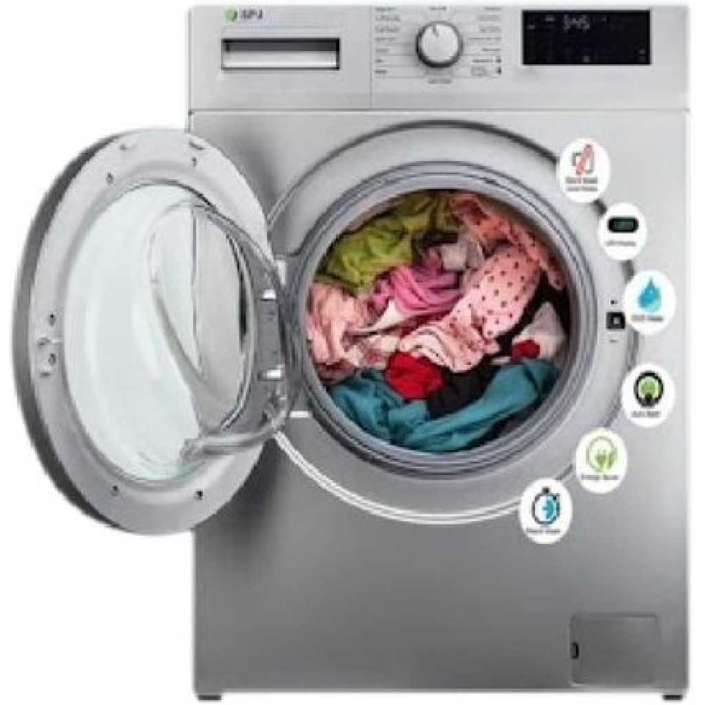 SPJ 7Kg Front Load Fully Automatic Washing Machine - Grey