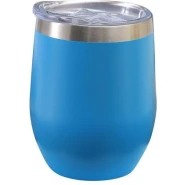 12oz U-shaped Stainless Steel Thermos Cup Double-Layer Wine Pot Belly Cup- Multi-colours.