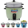 Sanford 1.5 Litre Rice Cooker Steamer Pot- Multi-colour .