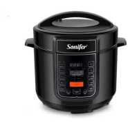 Sonifer Multi Function 6L Electric Pressure Cooker Rice Cooker Steamer - Black.