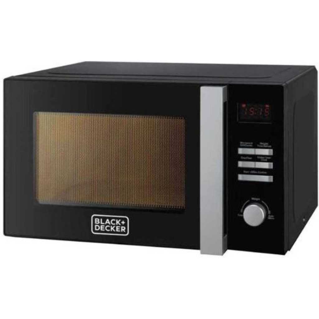Black & Decker 28 Litres Microwave Oven With Grill- Black