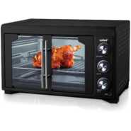 Sanford 45 Litres Double Glass Door Electric Oven Grill Toaster - Black.
