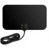 Digital TV Antenna - 110 Miles HDTV Antenna Digital Indoor Antenna With Detachable Signal Booster VHF UHF High Gain Channels Reception For 4K 1080P Free TV Channels- Black