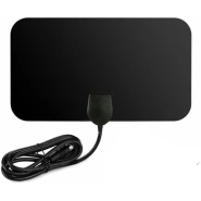 Digital TV Antenna - 110 Miles HDTV Antenna Digital Indoor Antenna With Detachable Signal Booster VHF UHF High Gain Channels Reception For 4K 1080P Free TV Channels- Black