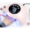 UV Lamp LED Nail Polish Dryer Lamp Gel Machine For Manicure & Pedicure With Infrared Sensor -Pink