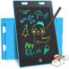 12 Inch LCD Writing Tablet Drawing Pads For Kids Colorful Lines Doodle Scribble Boards Educational Toys - Black.