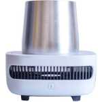 Instant Beverage Fast Heating Cup Cooler Smart Holder USB Refrigerator- Silver