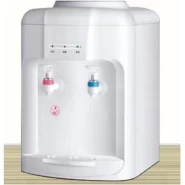 2 Tap Hot And Cold MINI Plastic Desk Top Water Dispenser/Cooler- White