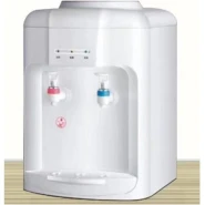 2 Tap Hot And Cold MINI Plastic Desk Top Water Dispenser/Cooler- White