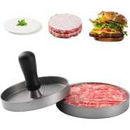 Hamburger Press Patty Maker BBQ Grill Sliders Beef Burger Press- Grey. ,